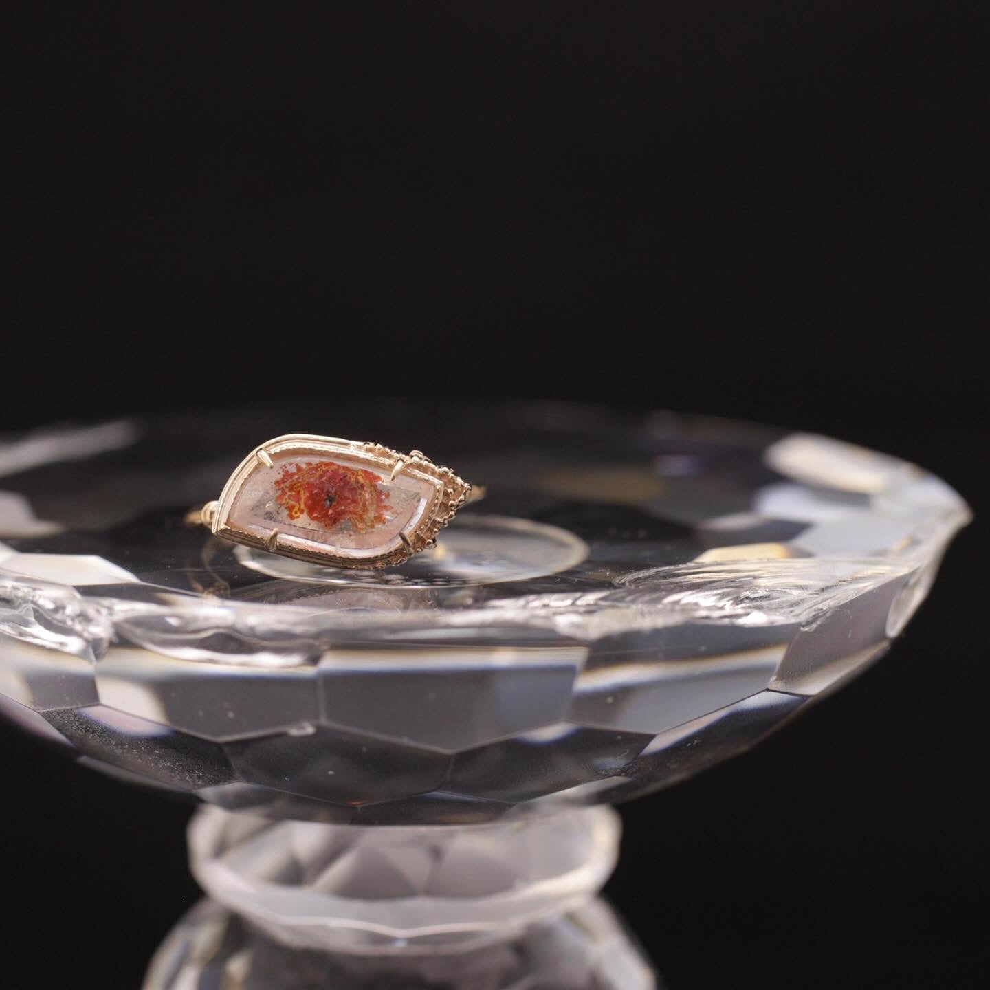 2007 Romanechite En Quartz Bicolore