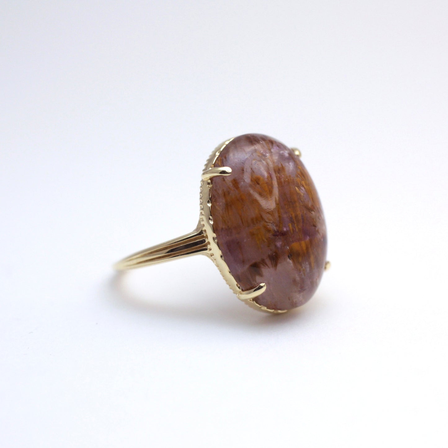002 Cacoxenite in Quartz K18
