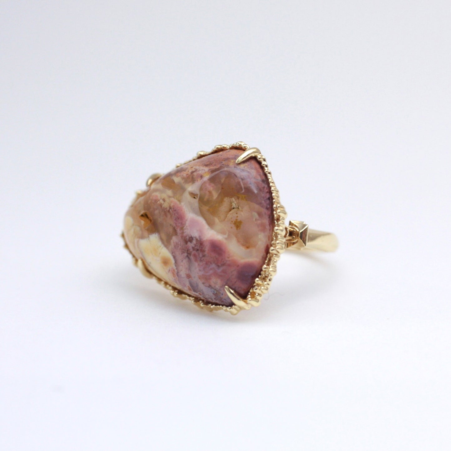 1424 Feather ridge plume Agate K18