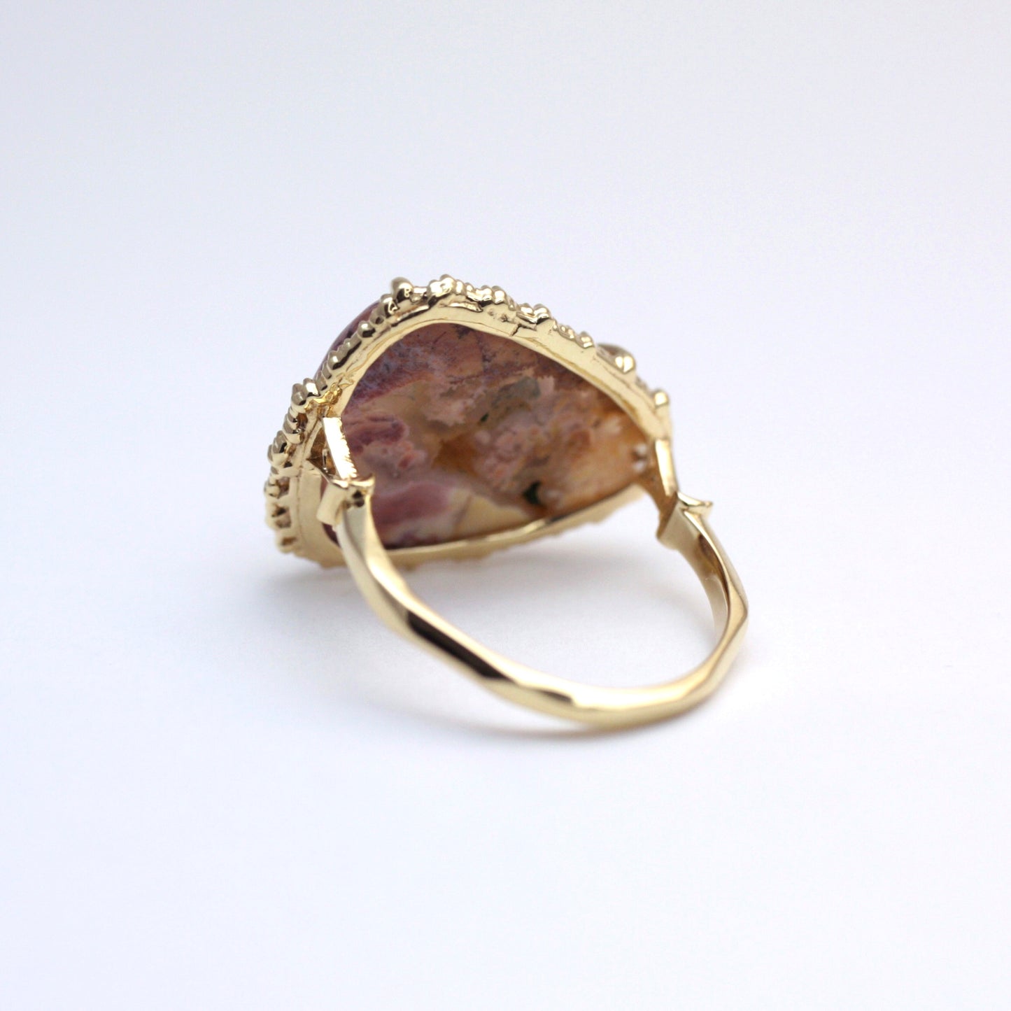 1424 Feather ridge plume Agate K18