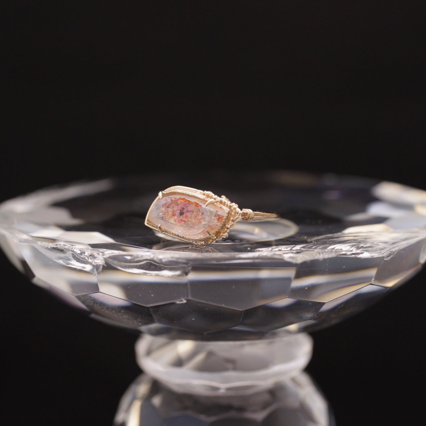 2007 Romanechite En Quartz Bicolore