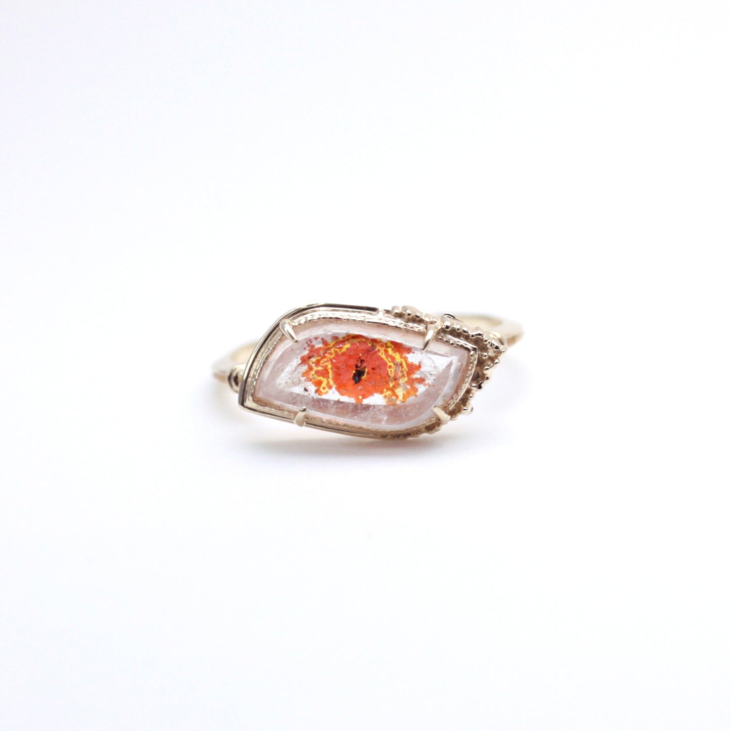 2007 Romanechite En Quartz Bicolore