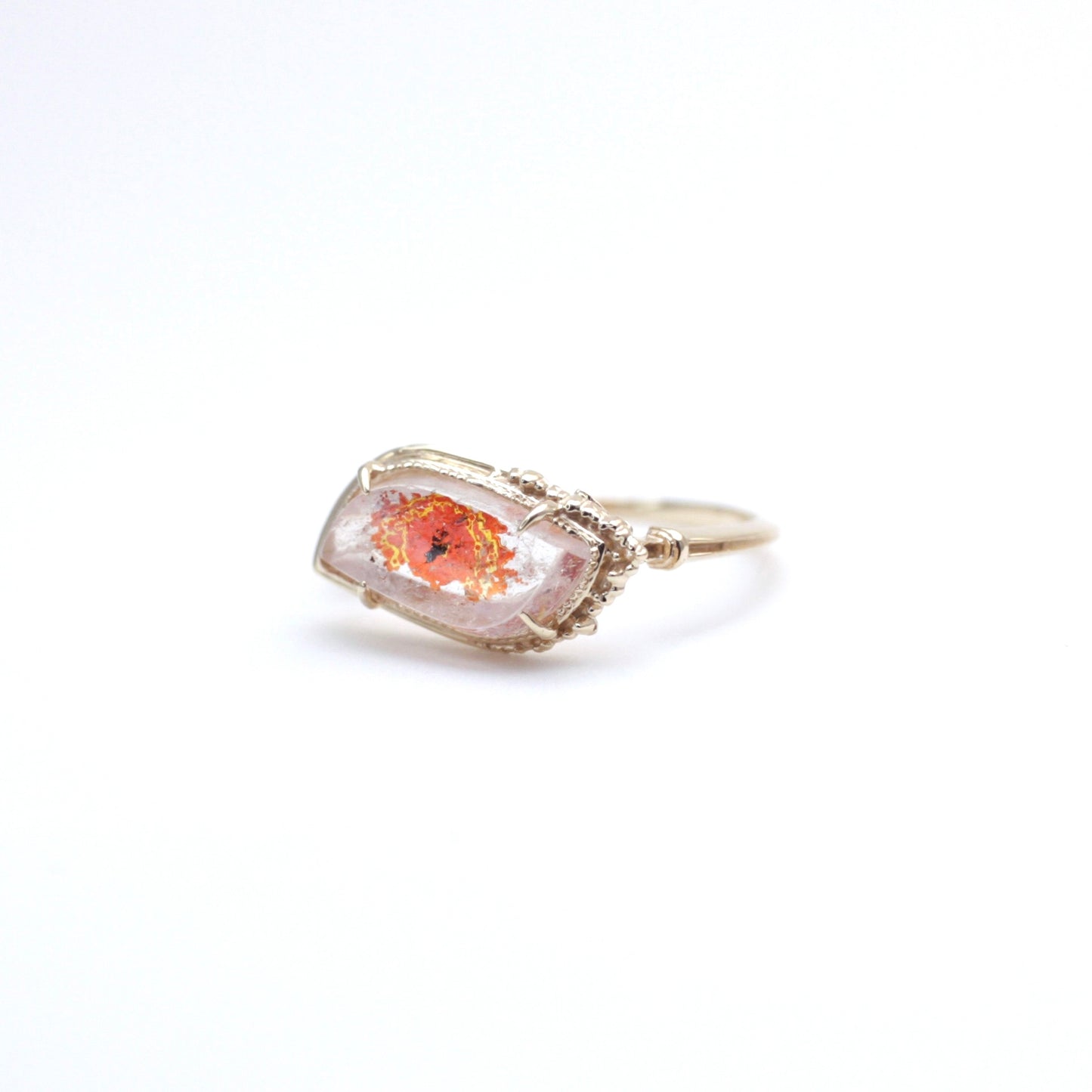 2007 Romanechite En Quartz Bicolore