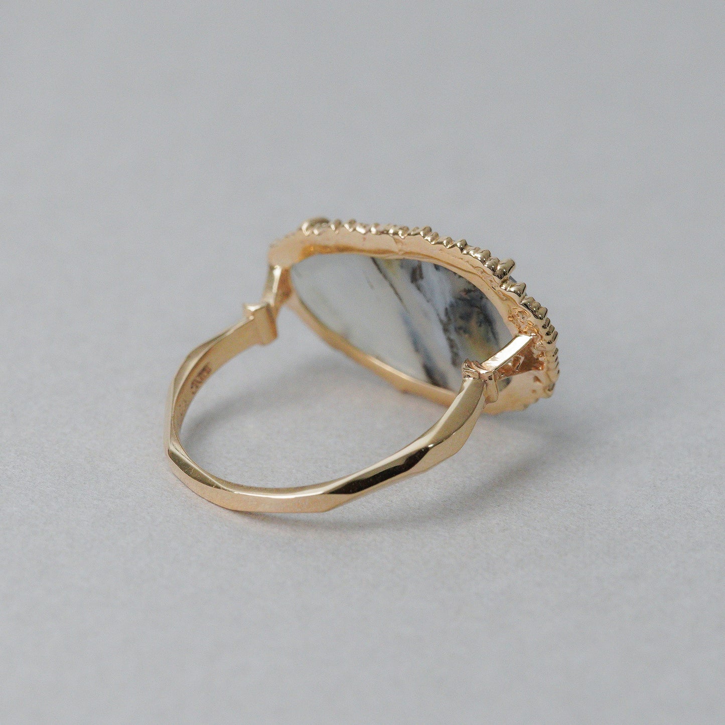 1607 Dendritic Opal / Ring