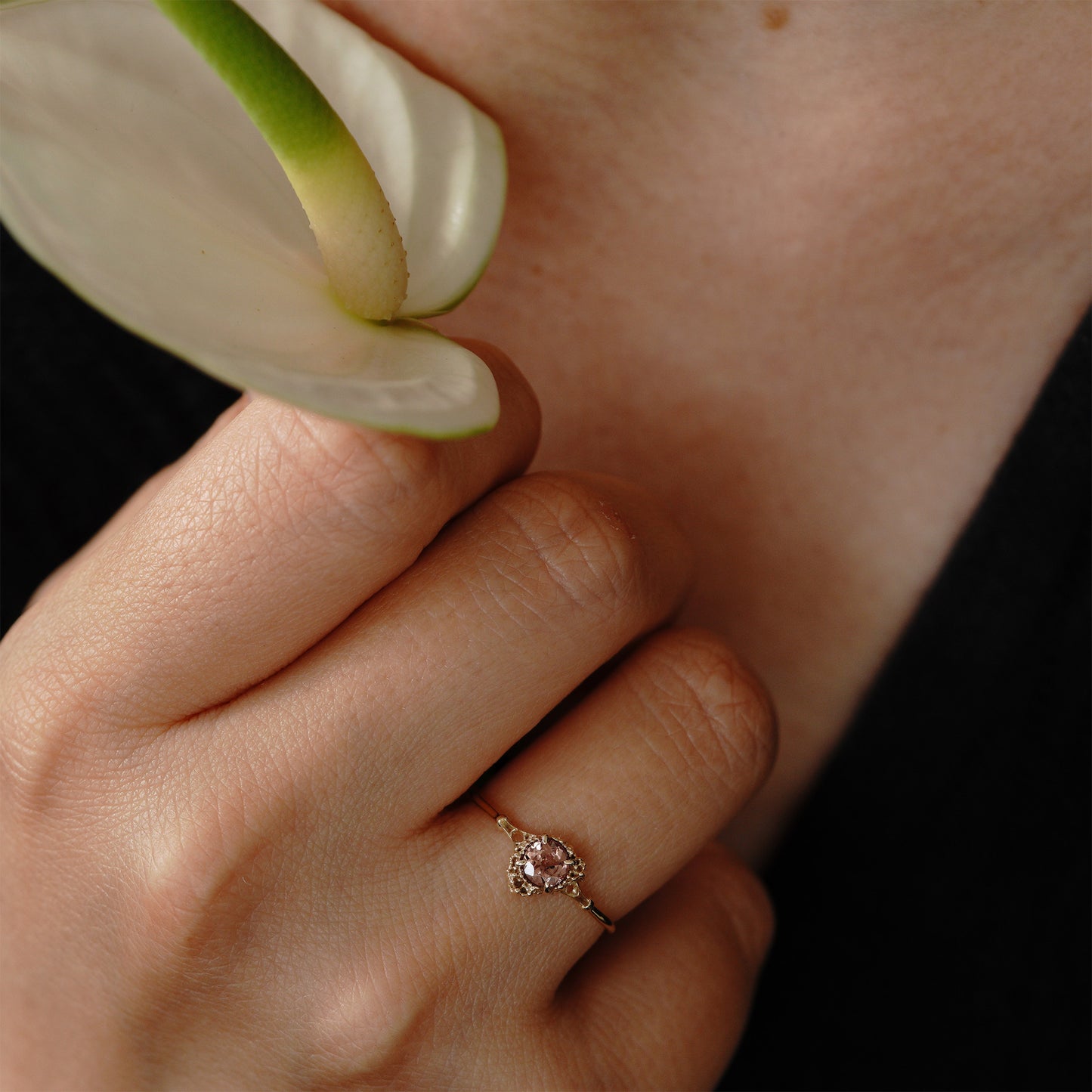 1010 Color change garnet Ring