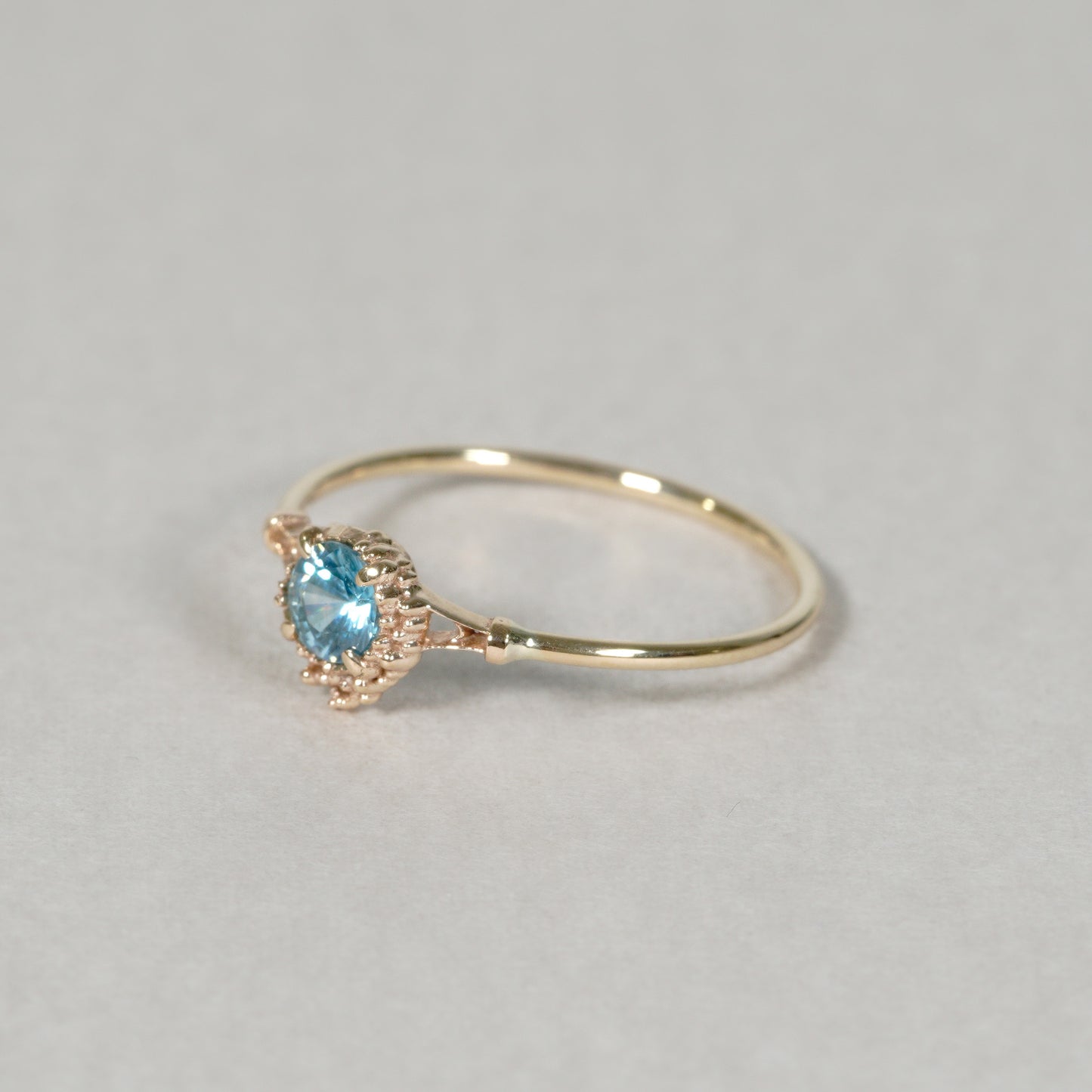 1385 Blue Zircon Ring