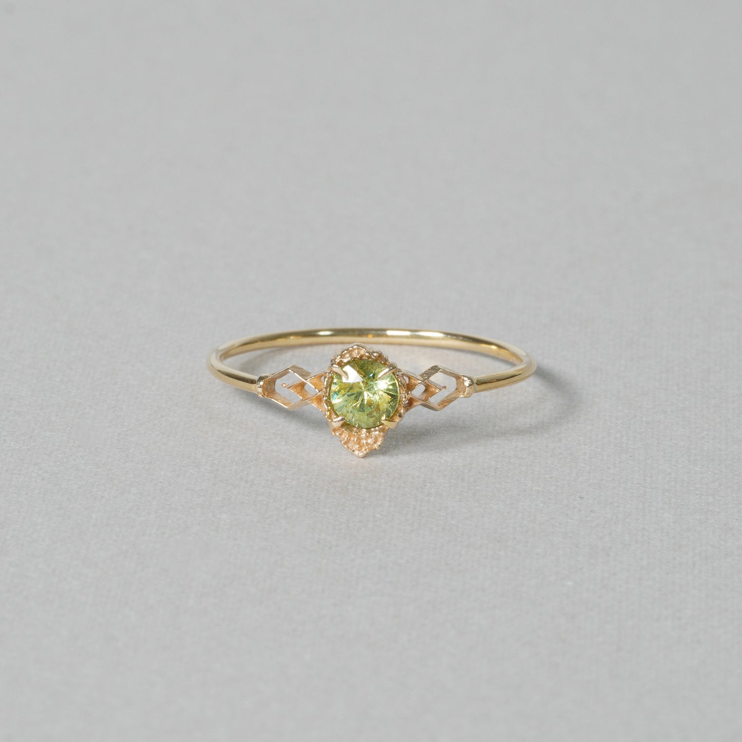 660 Demantoid Garnet Ring
