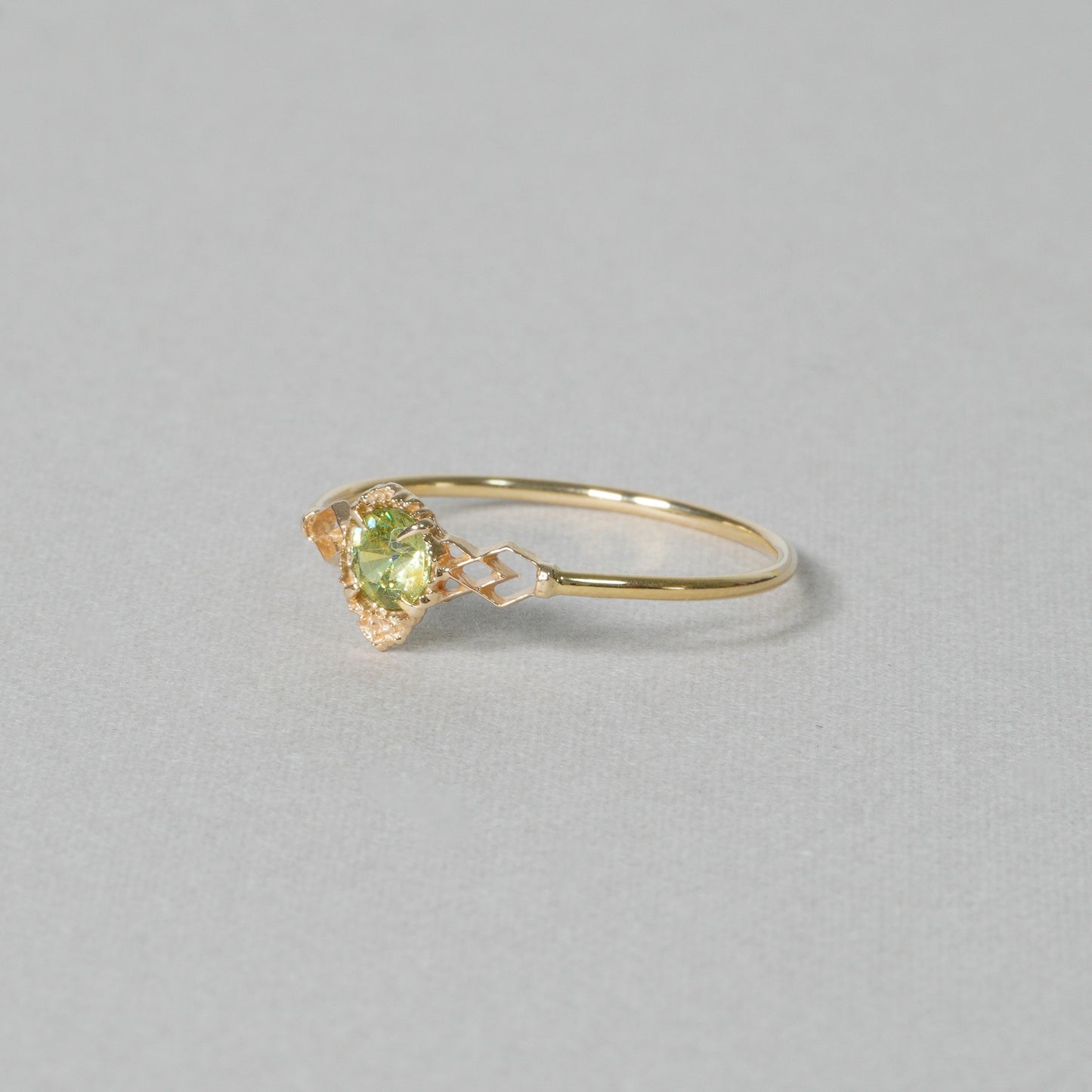 660 Demantoid Garnet Ring