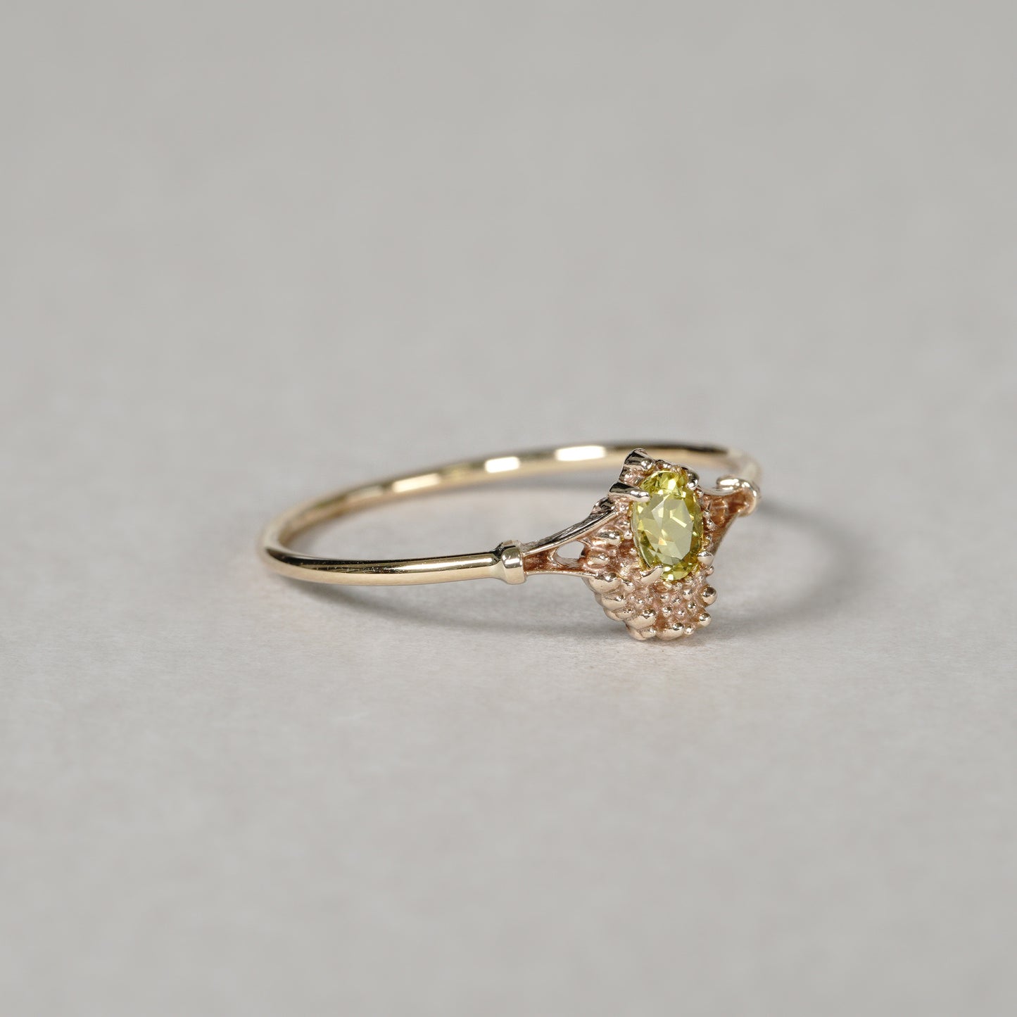 868 Canary Tourmaline Ring