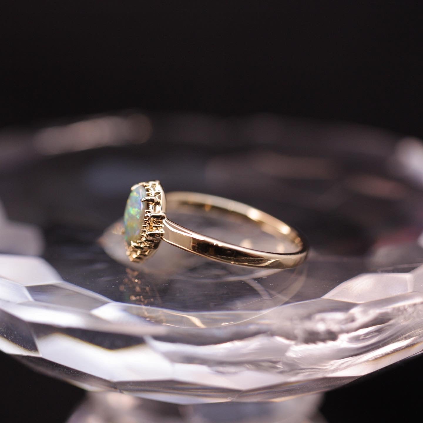 1233 Boulder Opal Ring