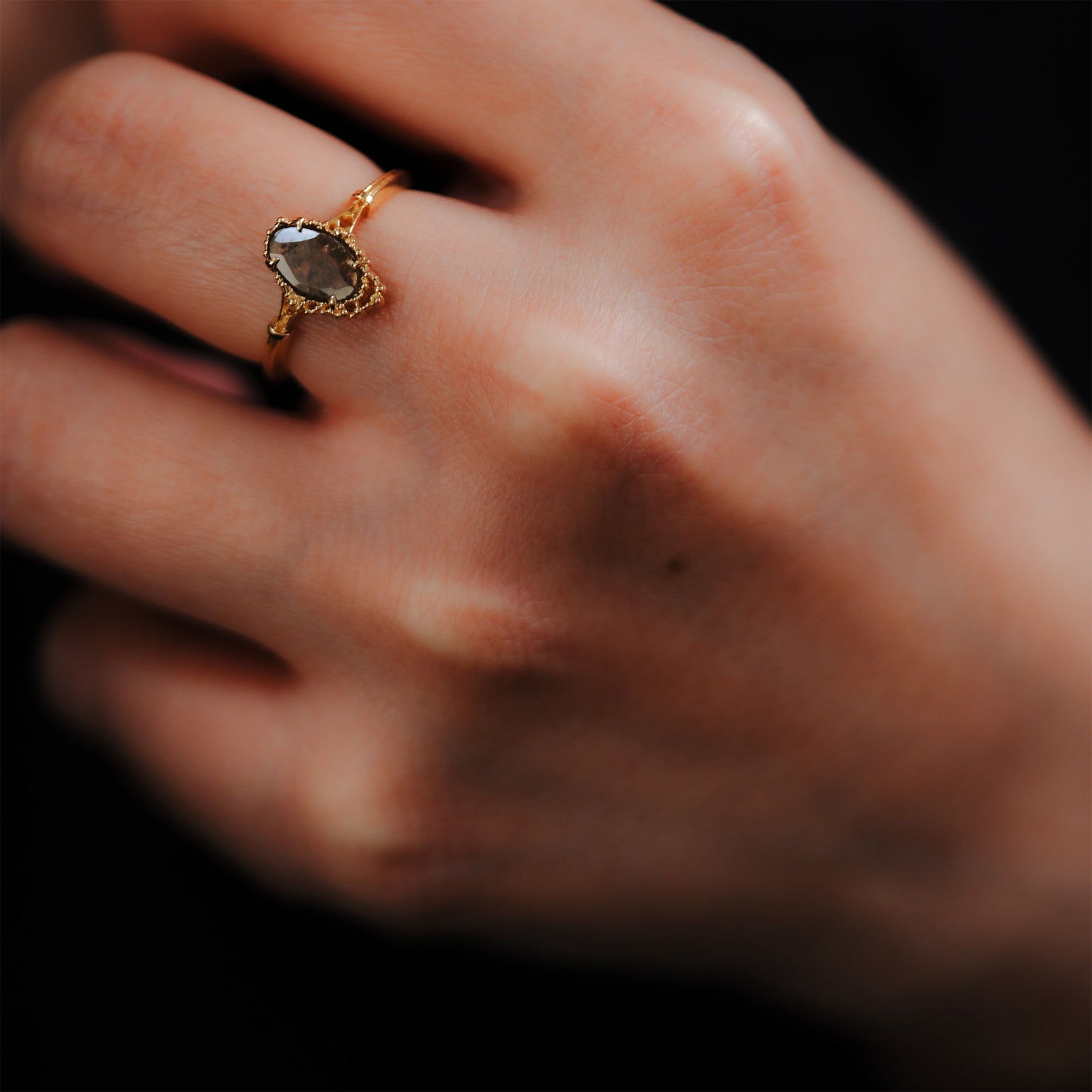 1338 Flat cut Diamond Ring