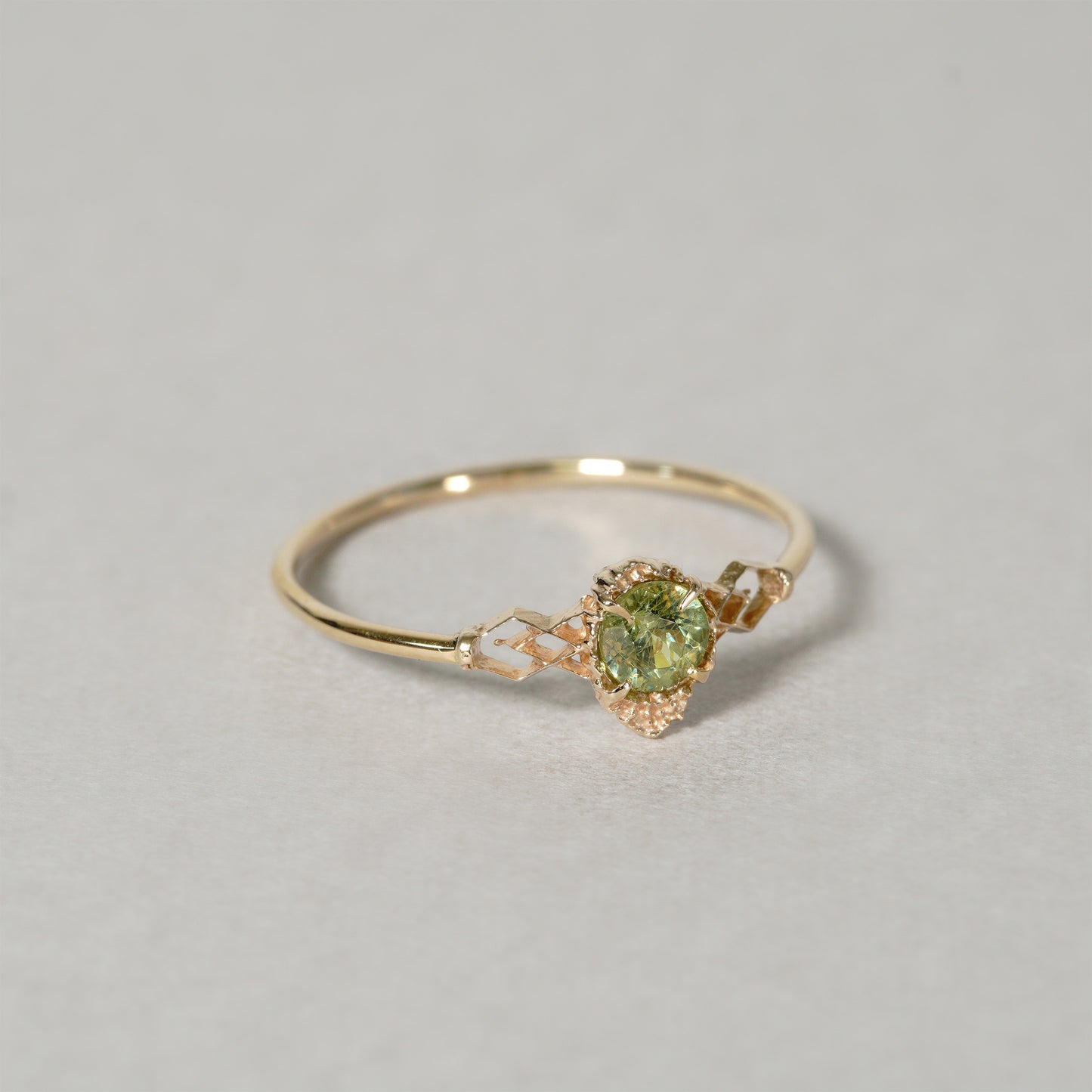 659 Demantoid Garnet Ring