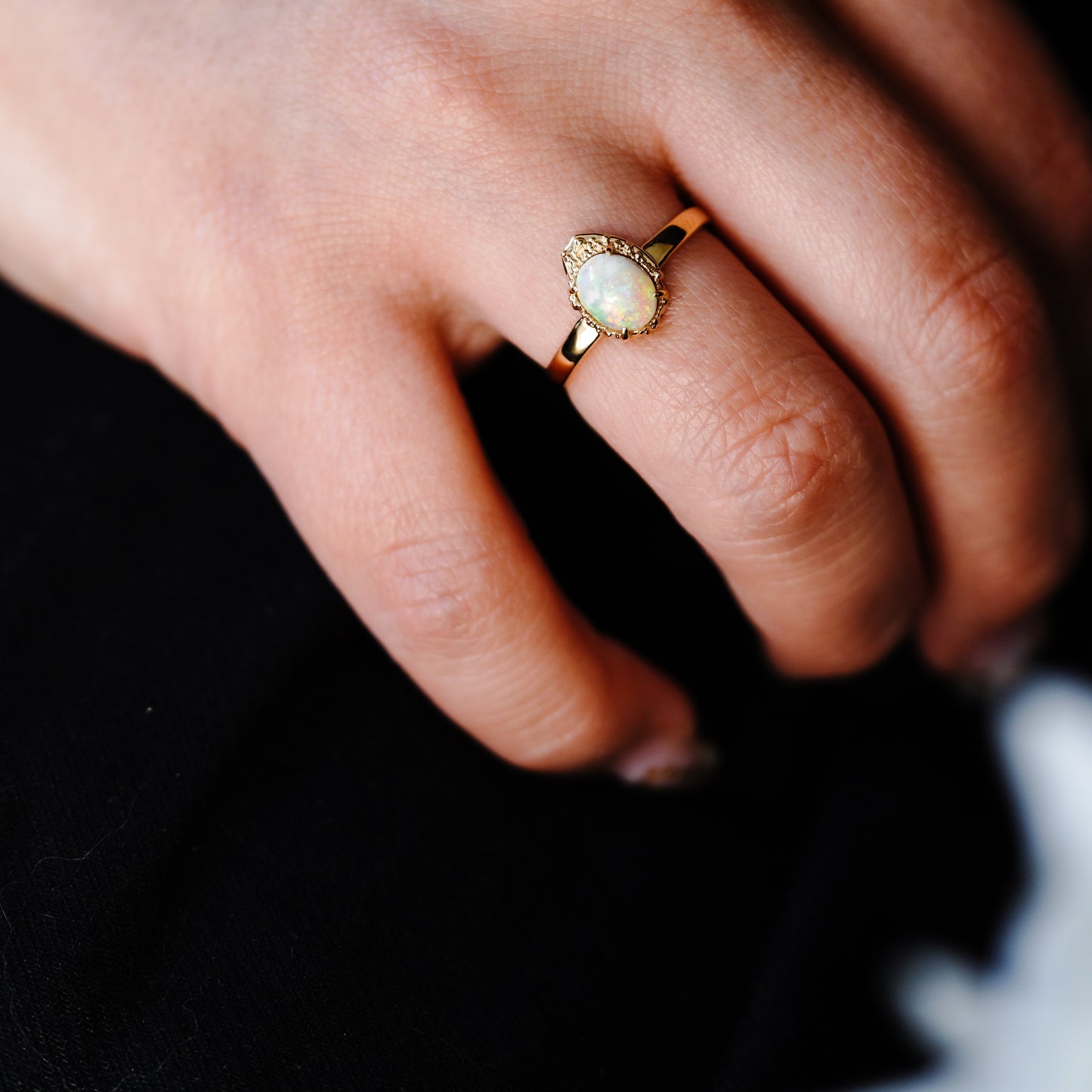 1416 Black Opal / Ring