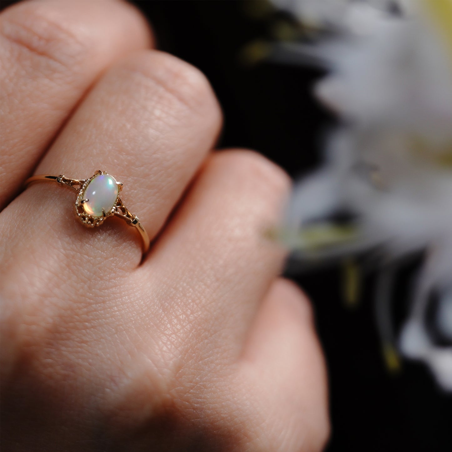 1450 Ethiopian Opal Ring