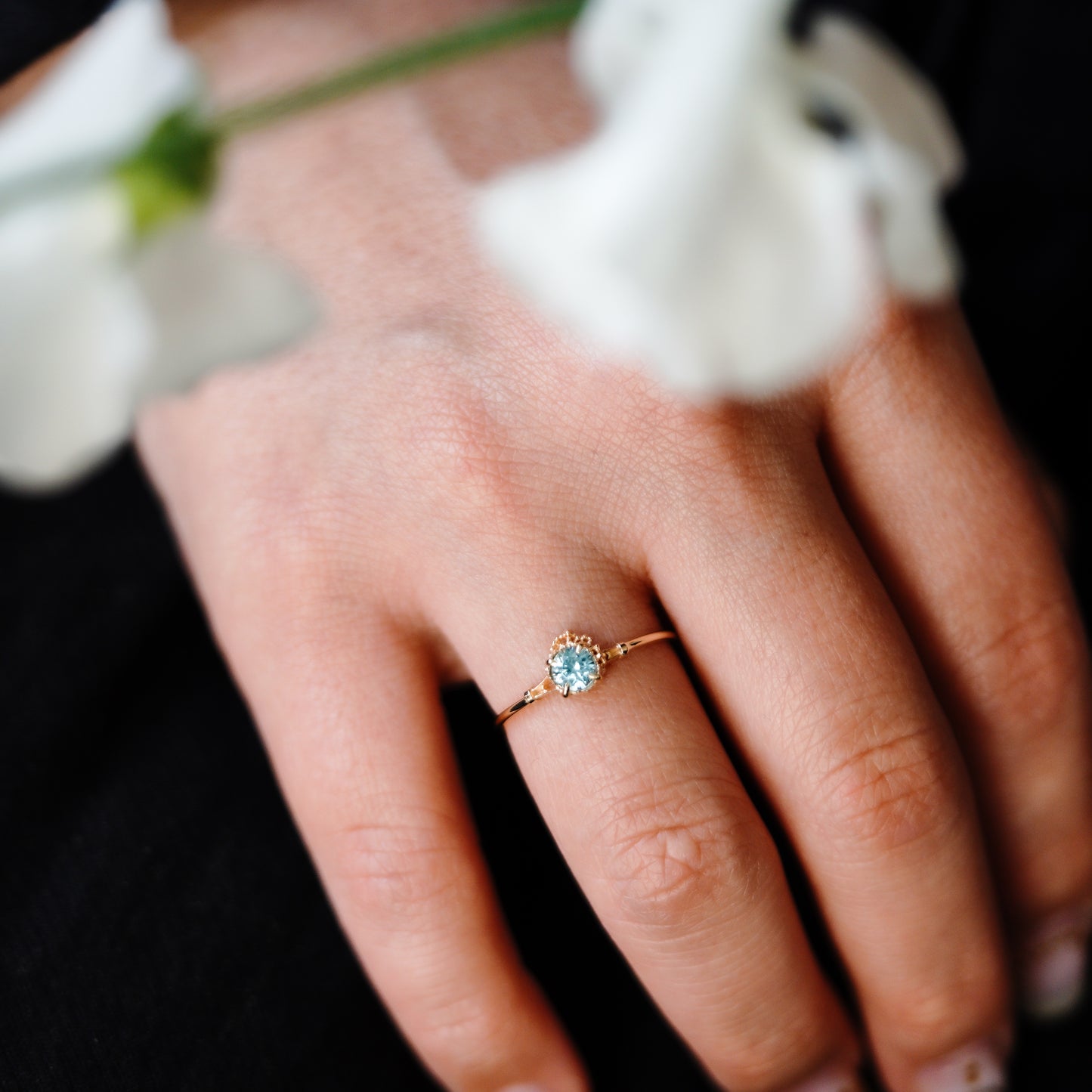 1483 Blue Zircon / Ring