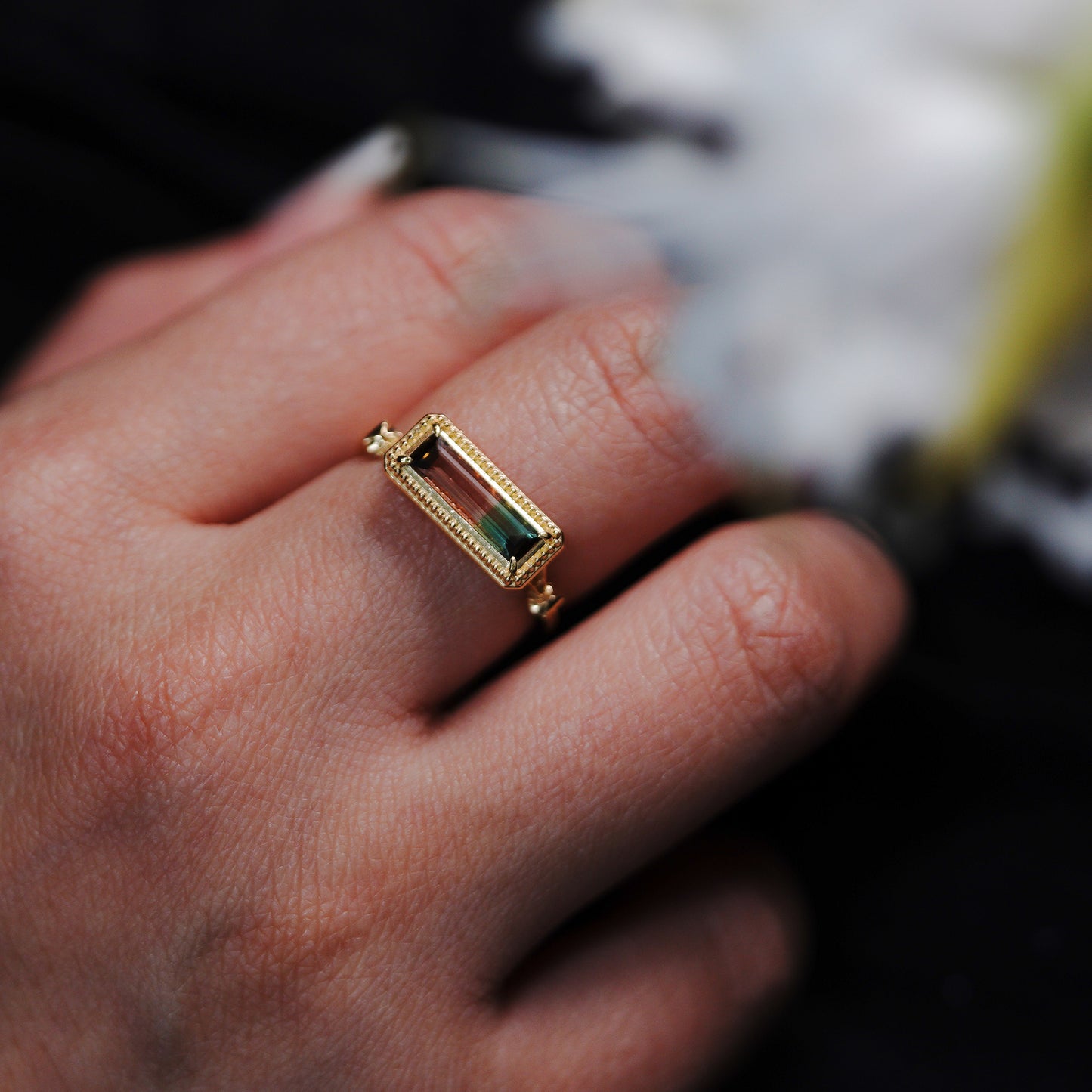 919 Bicolor Tourmaline Ring