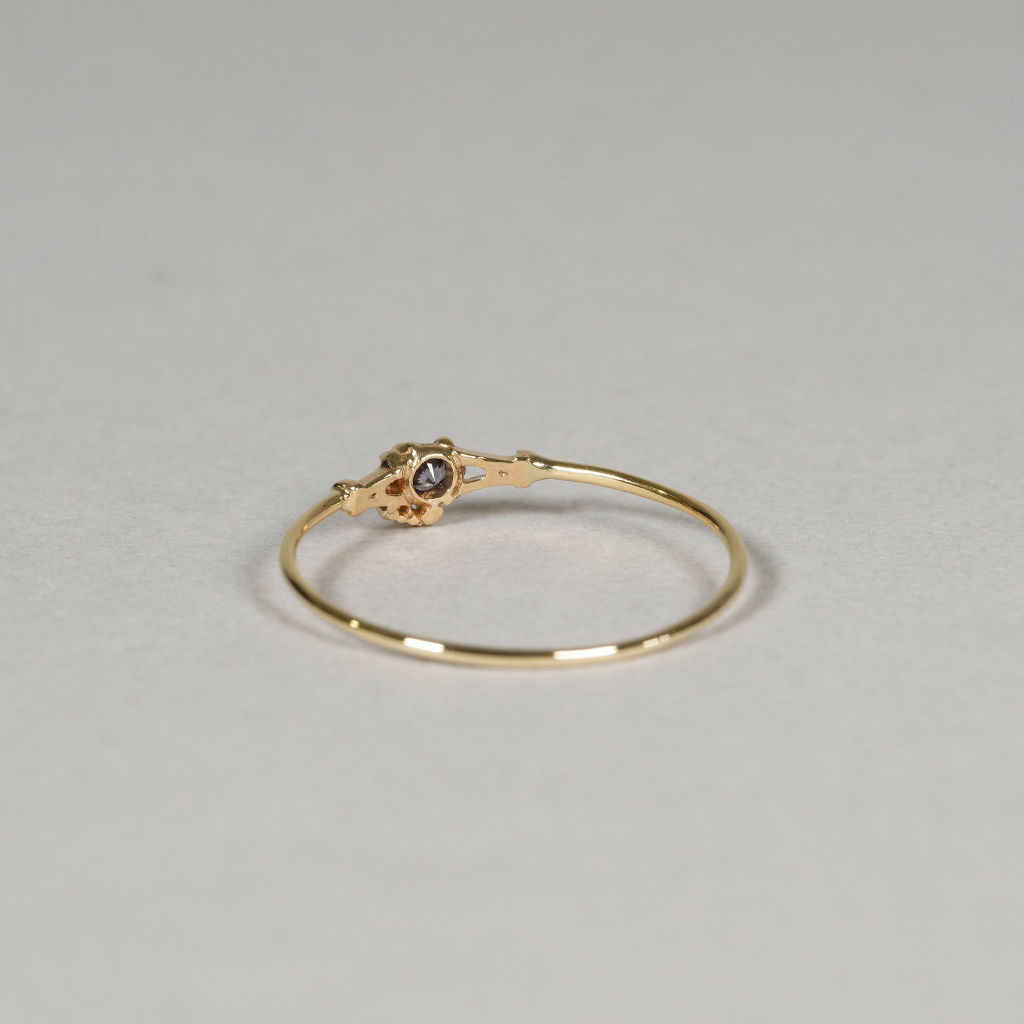 016 Color Change Garnet Ring “THIN LINE”