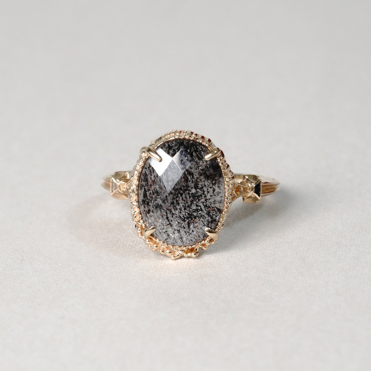 1423 Sunstone Aquamarine Ring