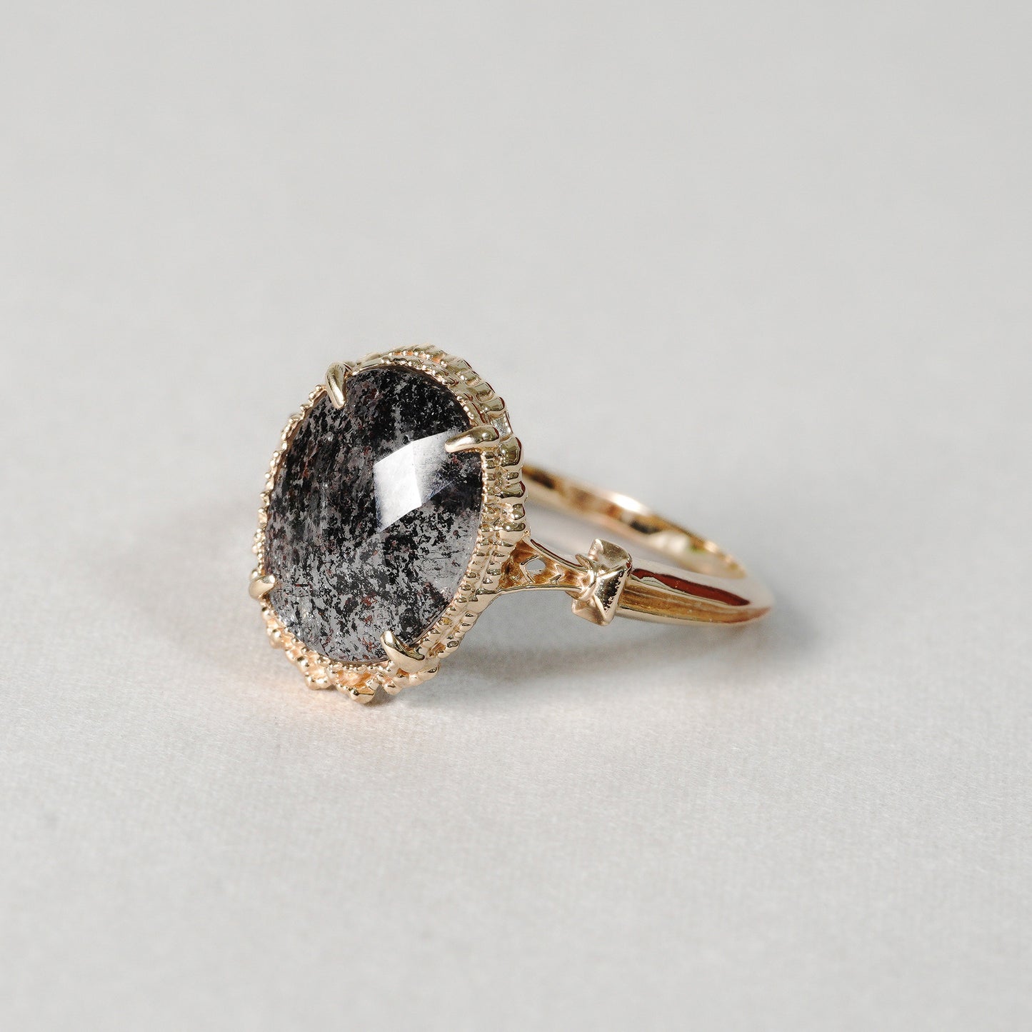 1423 Sunstone Aquamarine Ring