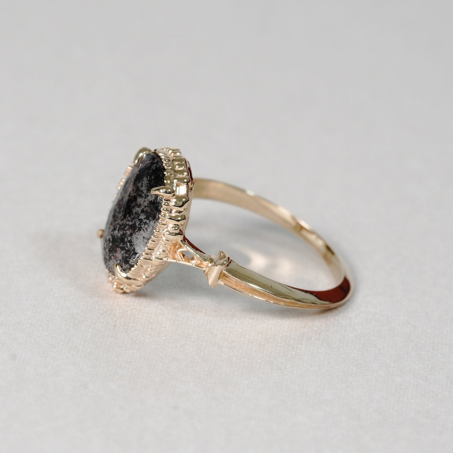 1423 Sunstone Aquamarine Ring