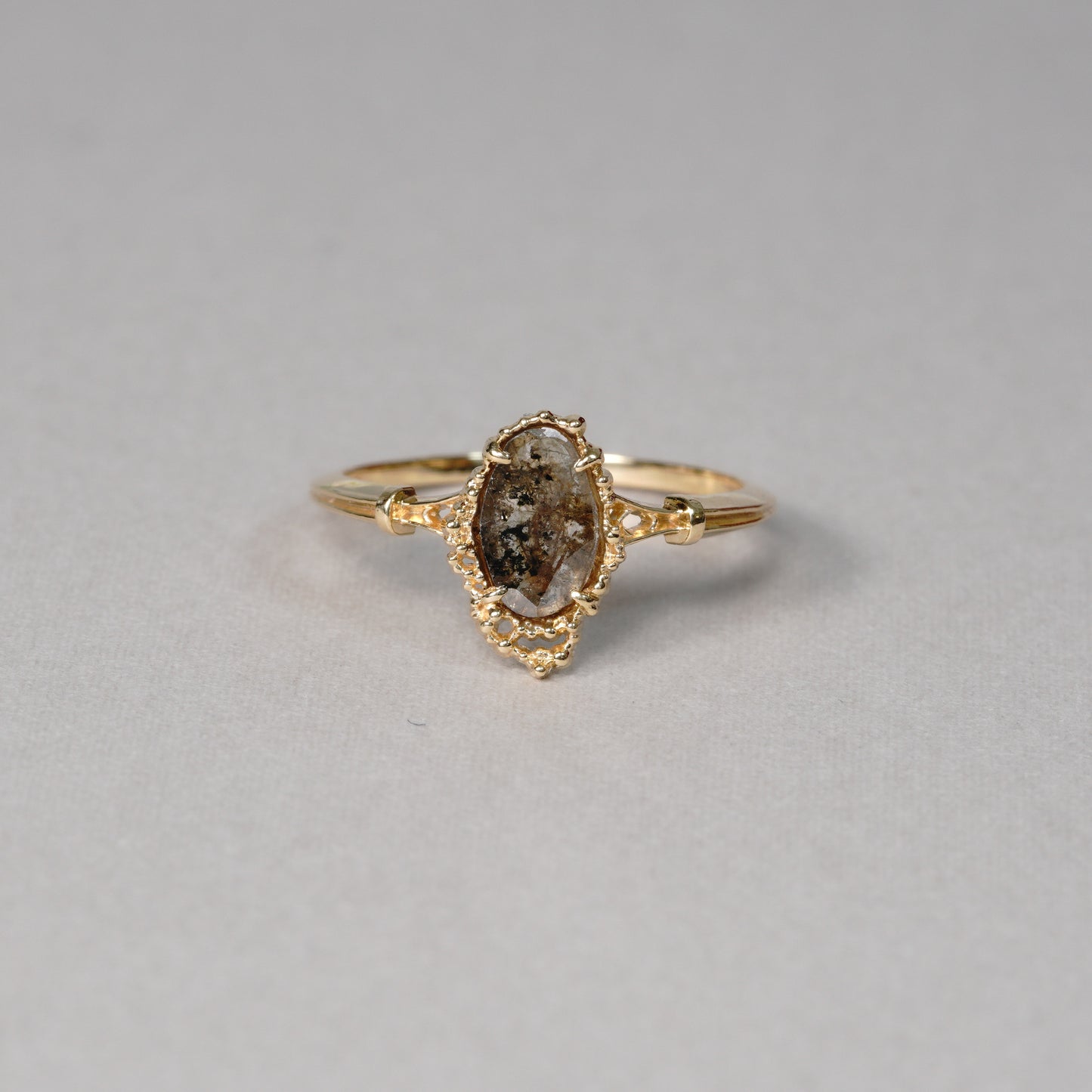 1338 Flat cut Diamond Ring