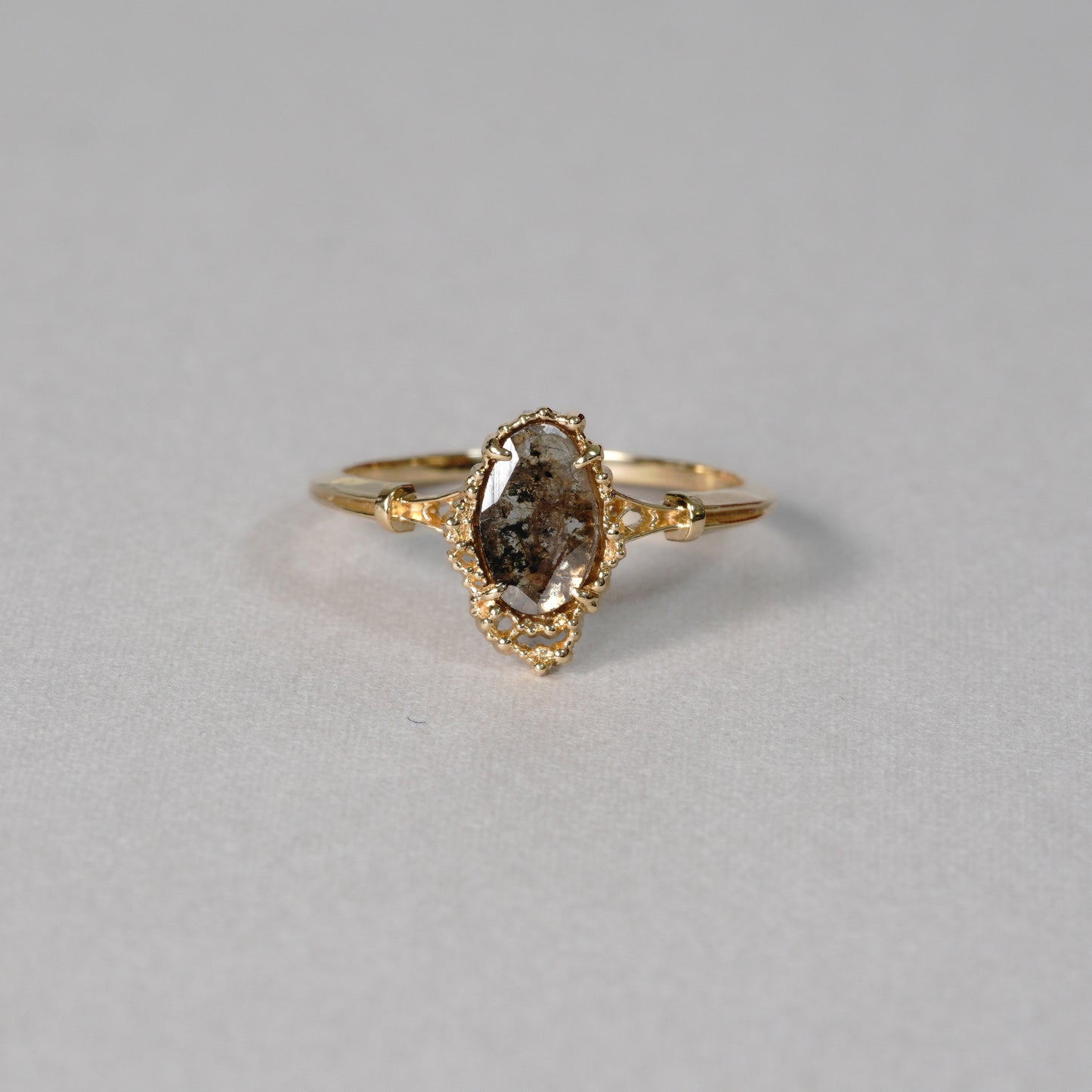 1338 Flat cut Diamond Ring