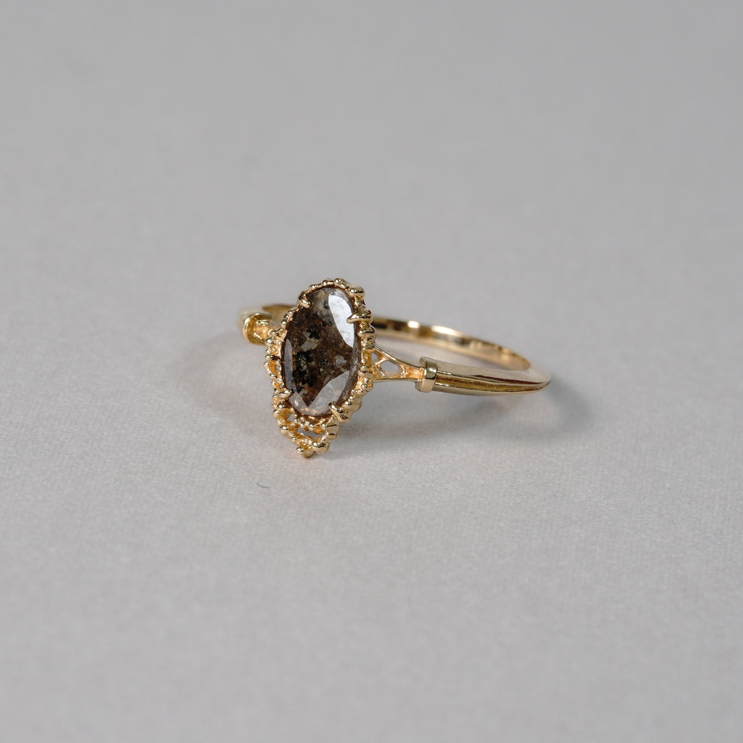 1338 Flat cut Diamond Ring