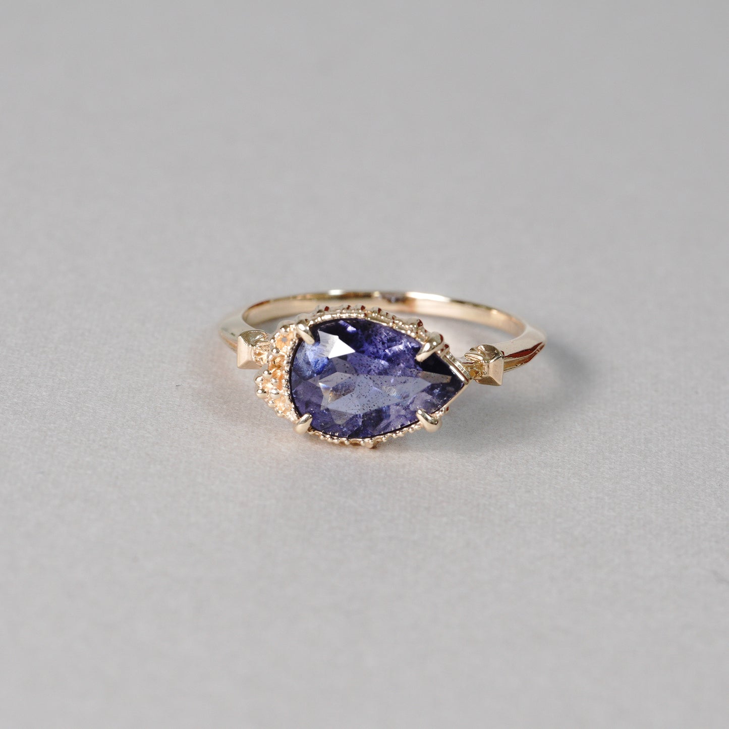 1435 Sunstone Iolite Ring