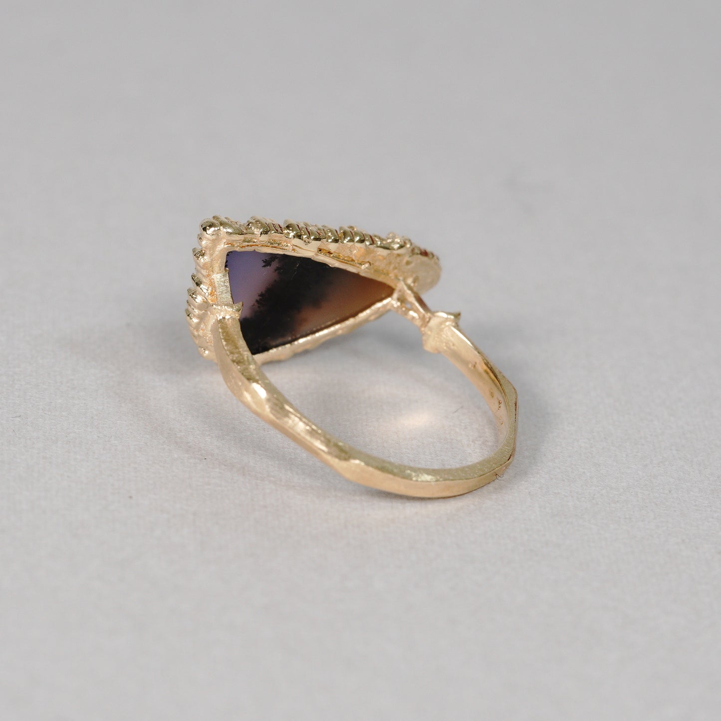 1016 Dendric Amesyst Ring