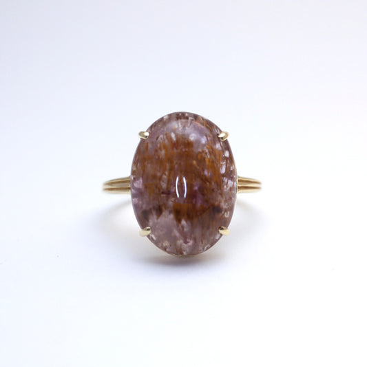 002 Cacoxenite in Quartz K18