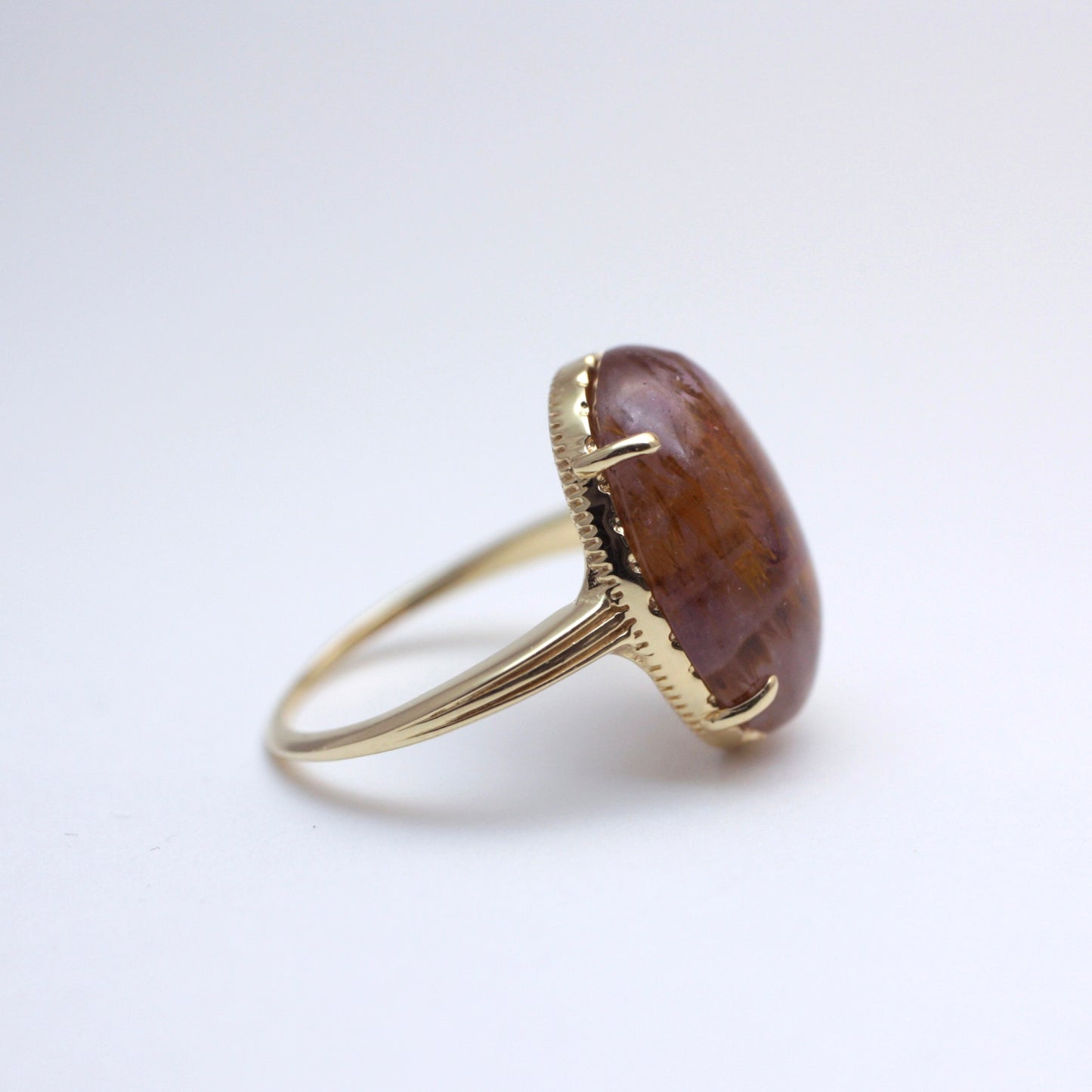 002 Cacoxenite in Quartz K18
