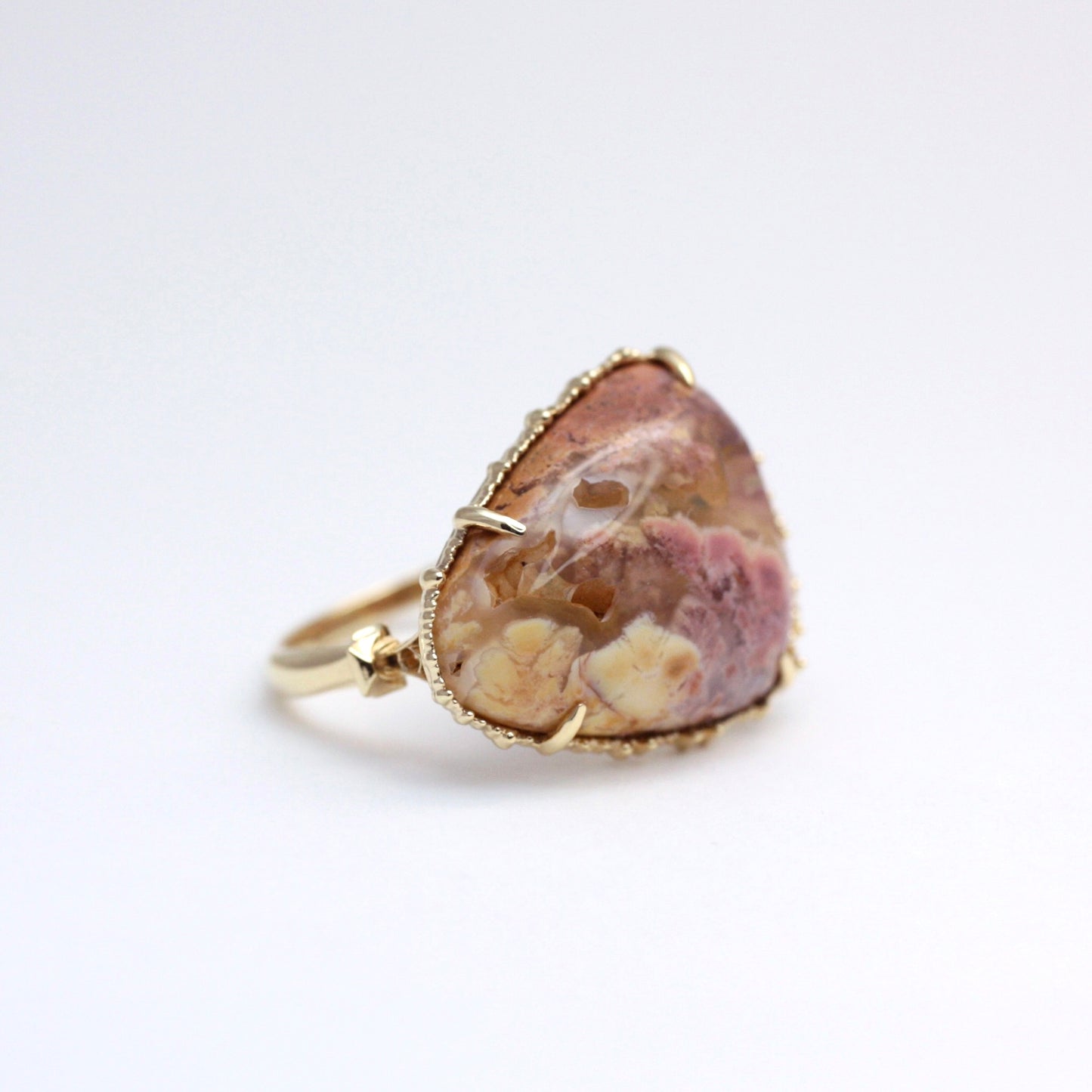 1424 Feather ridge plume Agate K18