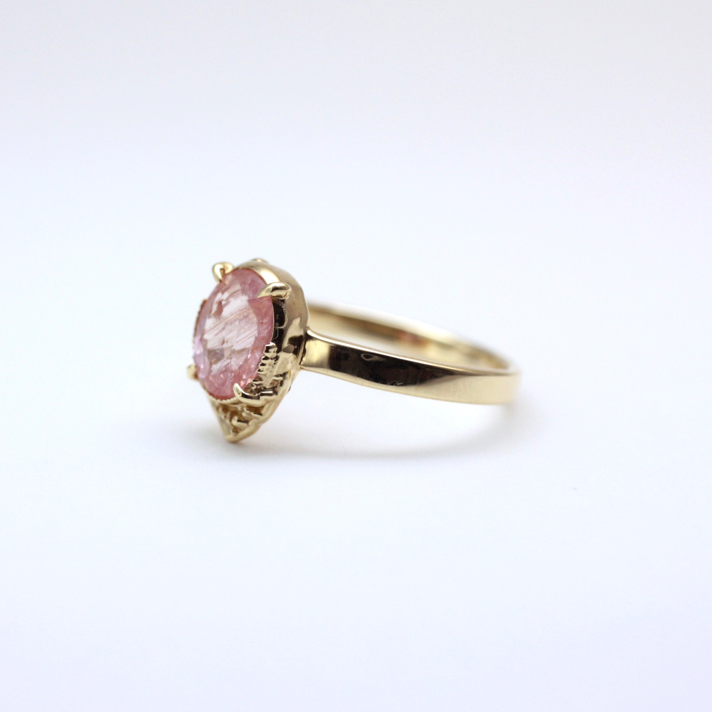 2156 Inclusion sapphire K18 – MYACALE JEWELRY