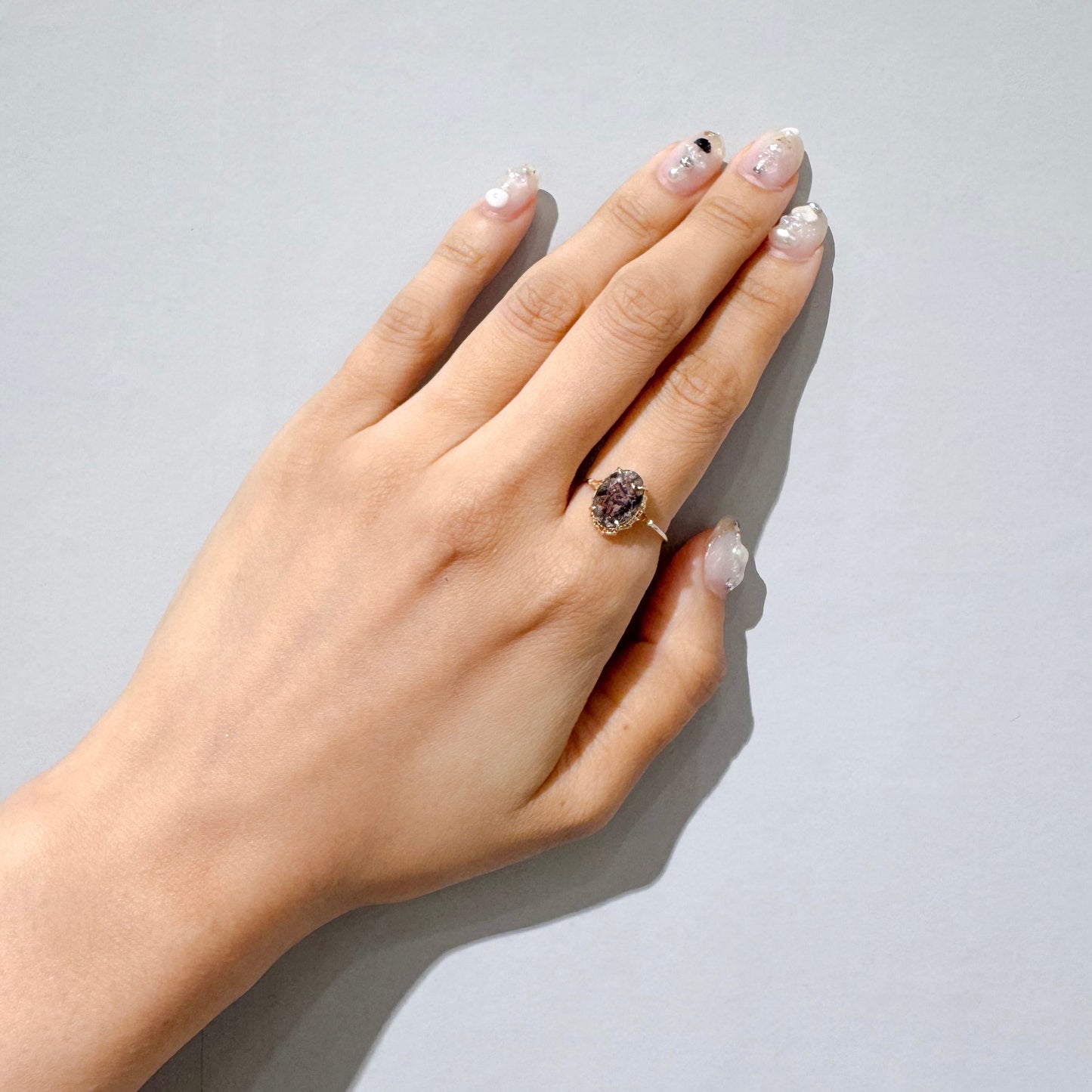 2136 Lepidocrocyte Hematite in Quartz