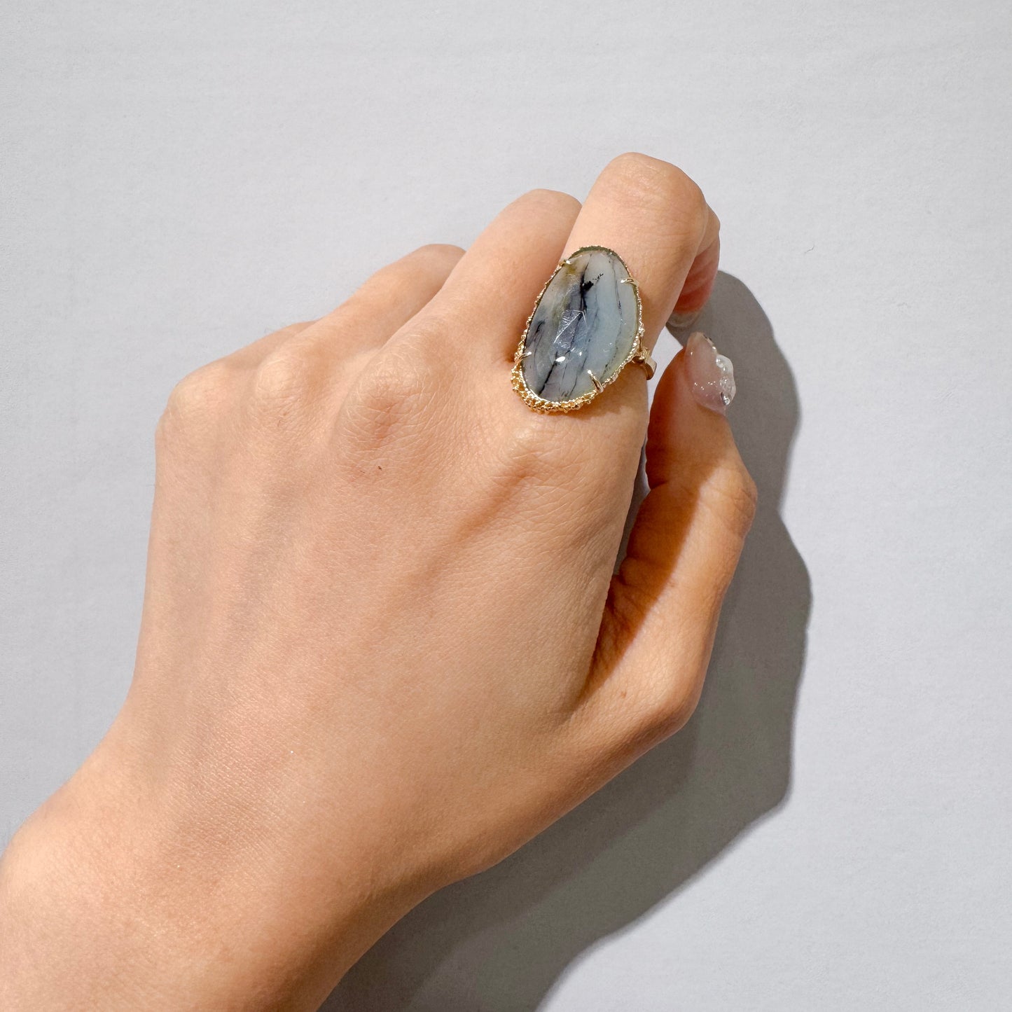 2118 Dendritic Blue Opal