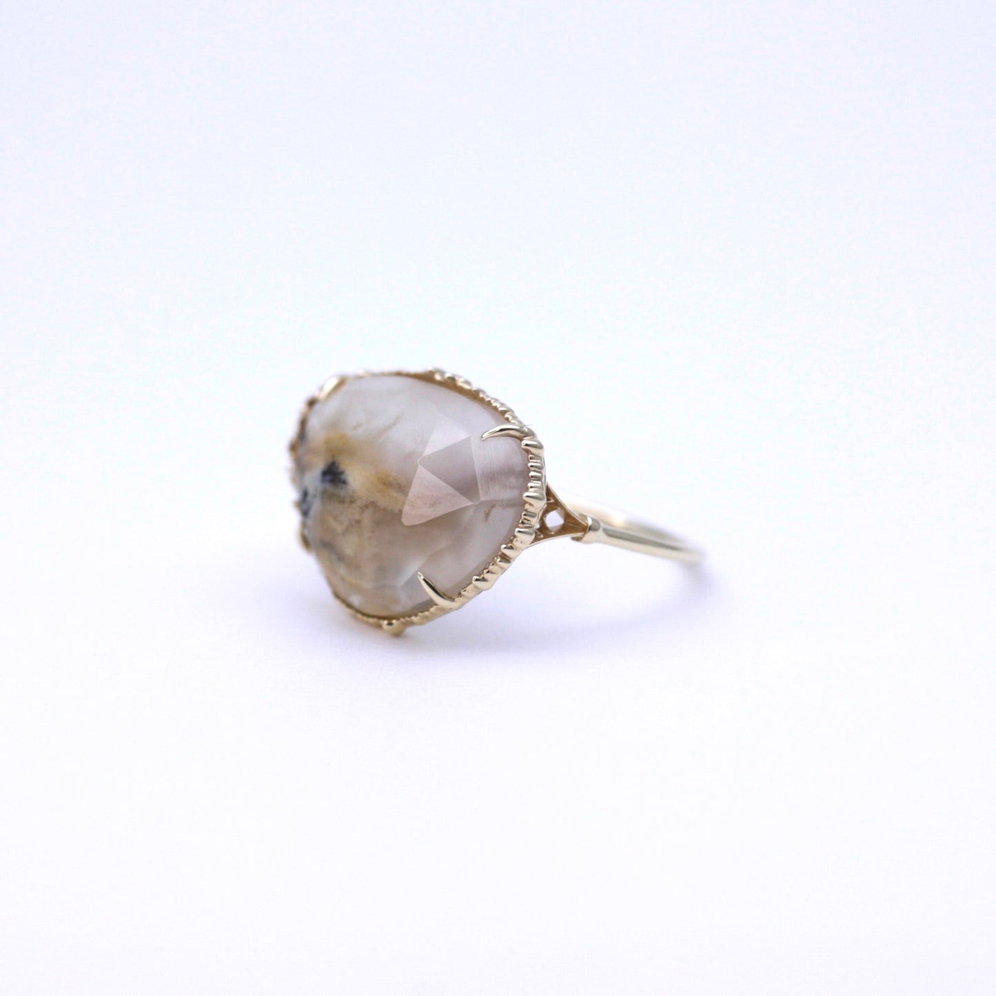 2102 Dendritic yellow Agate