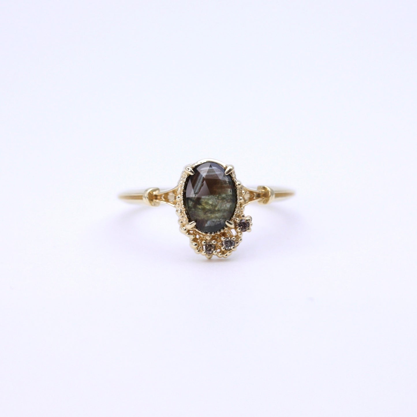 1856 Gold Sheen Sapphire K18