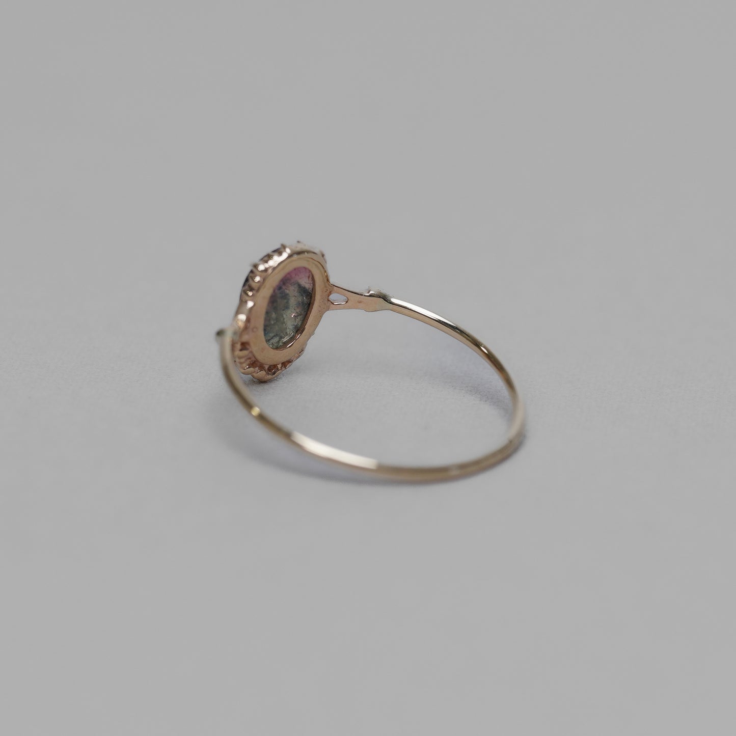 1687  Bicolor Tourmaline  / Ring