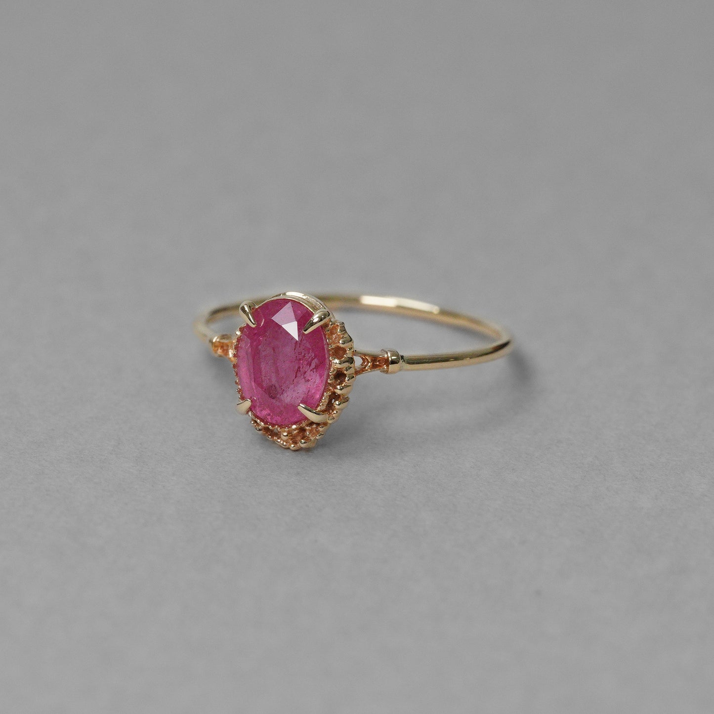 1611 Silky Pink Tourmaline  / Ring