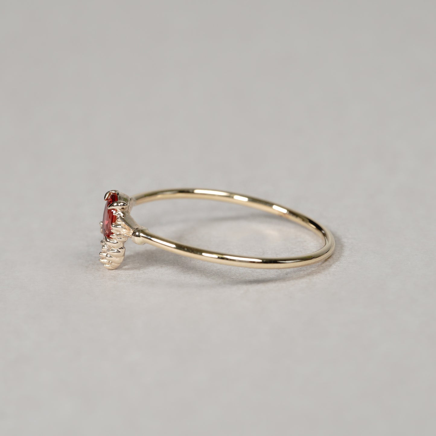 1238 Red sapphire Ring