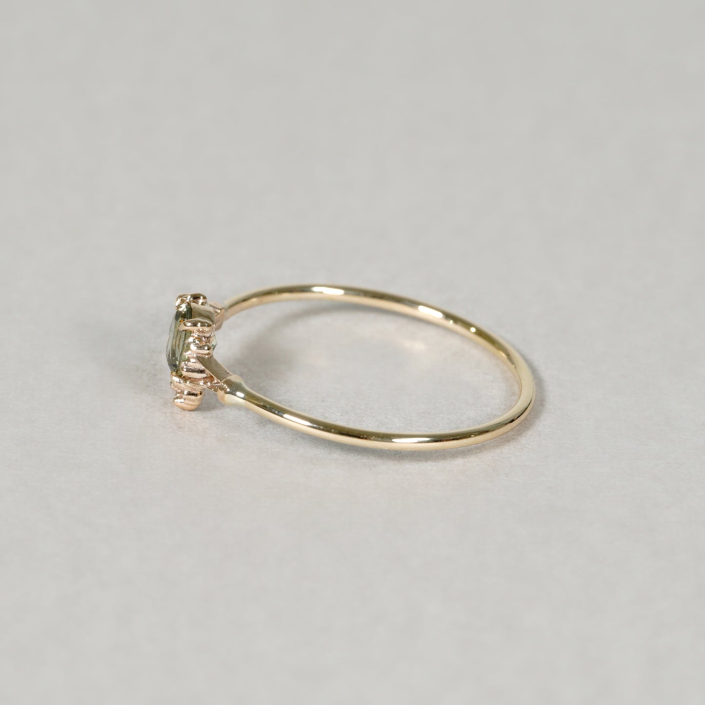 1383 Green Sapphire Ring