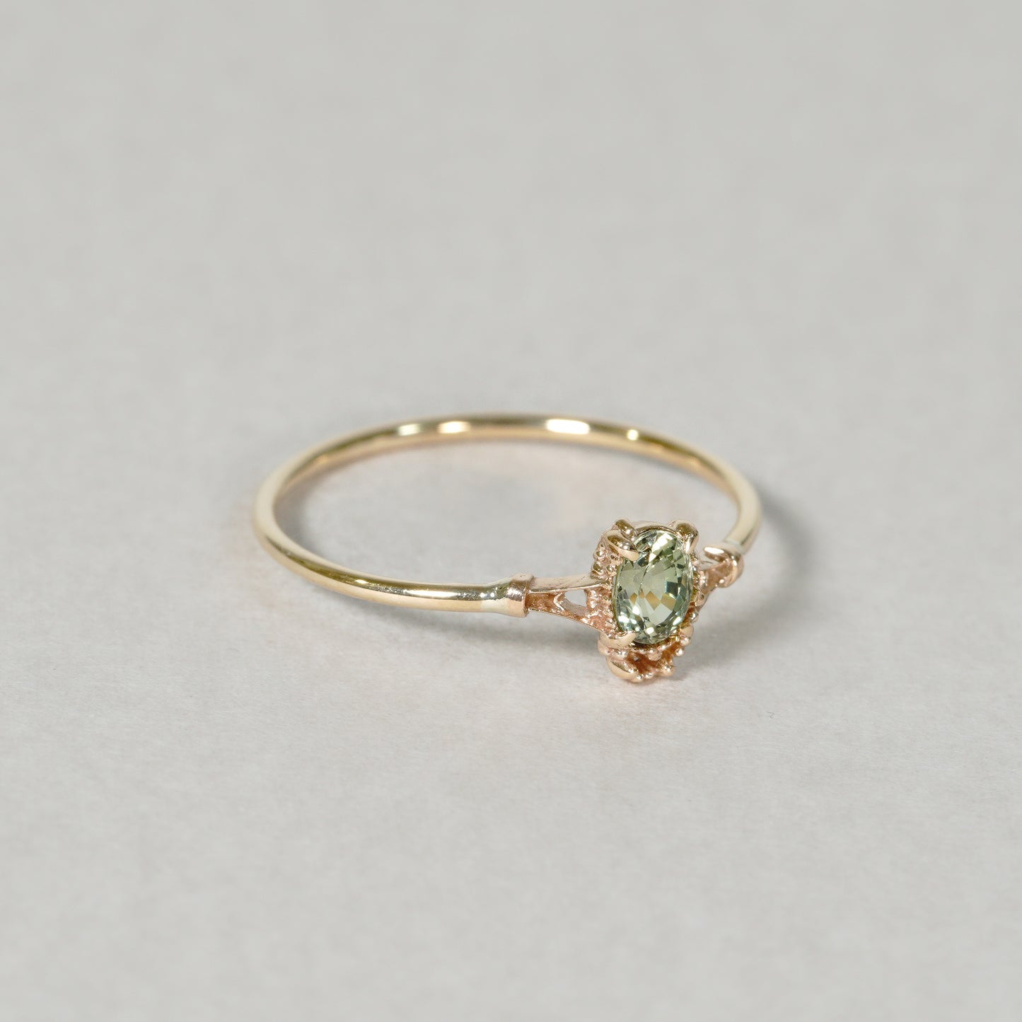 1383 Green Sapphire Ring