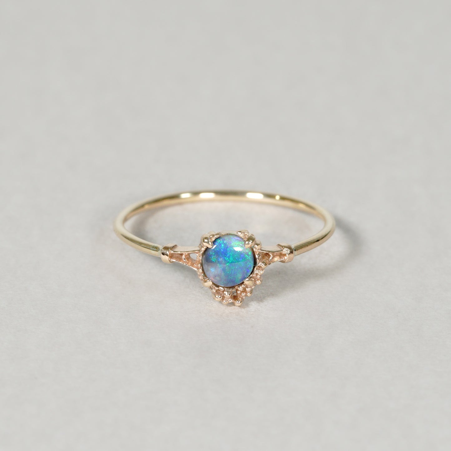 1390 Black opal Ring
