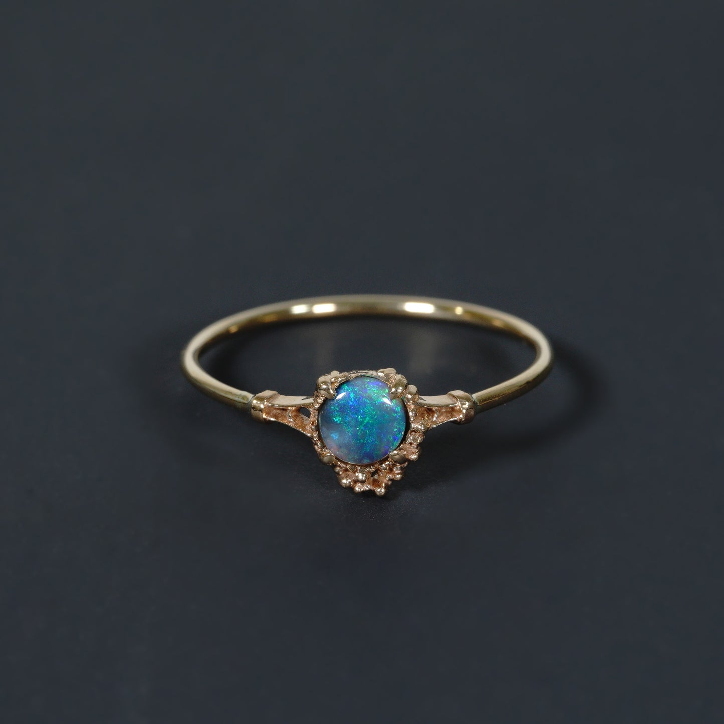 1390 Black opal Ring