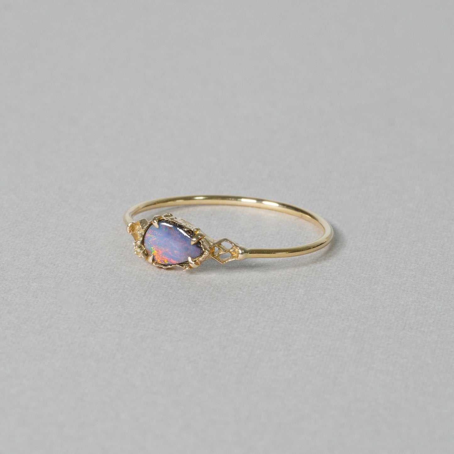 376 Boulder Opal Ring