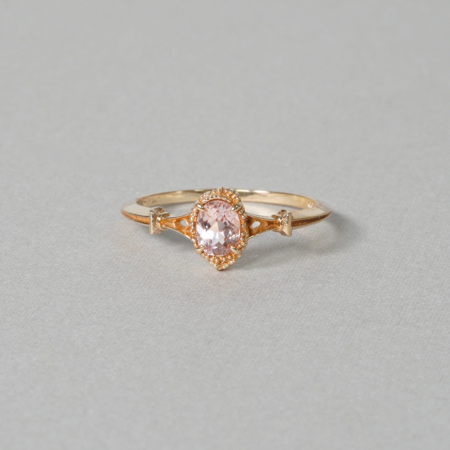 554 Pink Topaz Ring