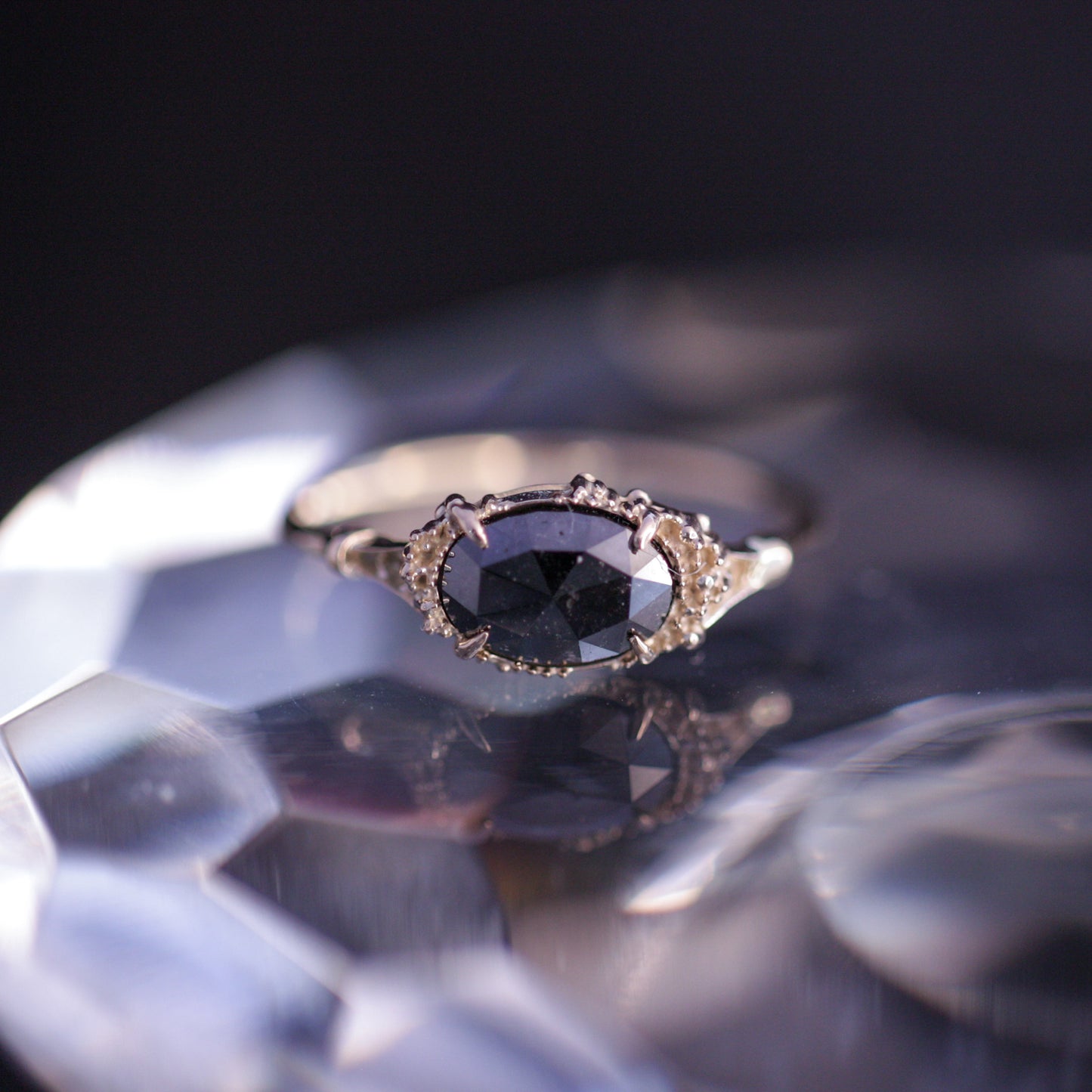 972 Black diamond Ring