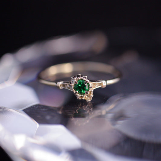 956 Green Garnet Ring