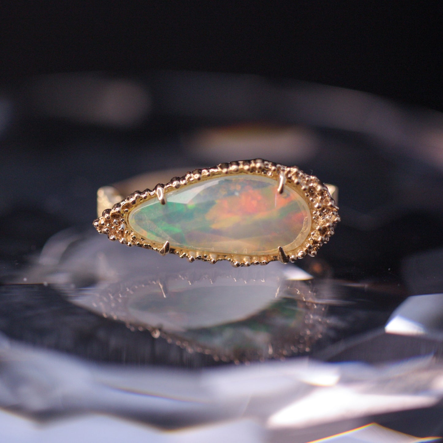 916 Ethiopian Opal Ring