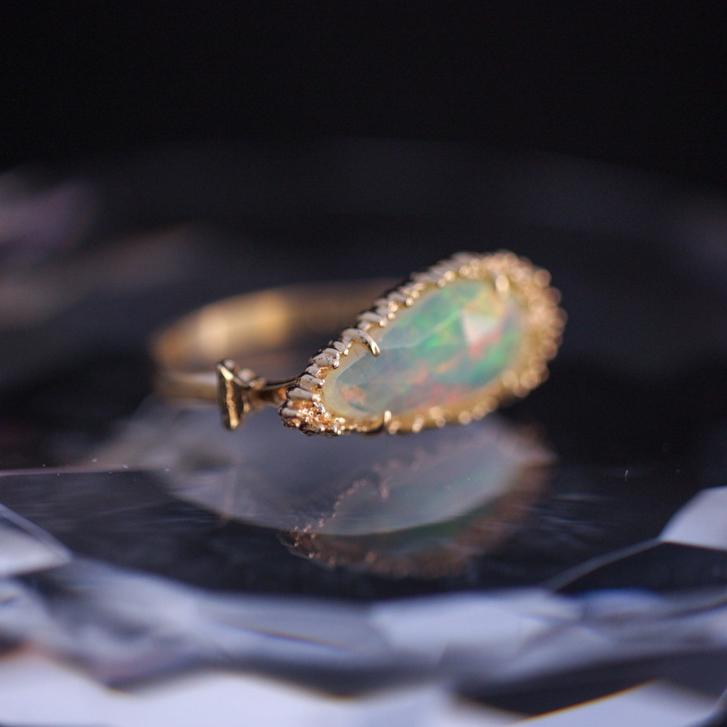 916 Ethiopian Opal Ring